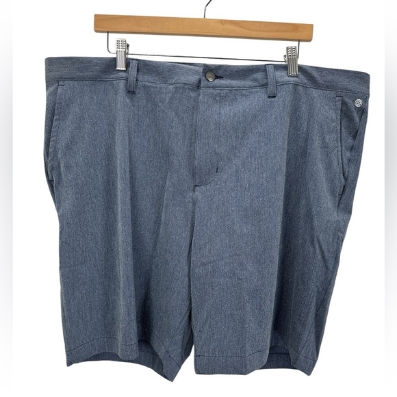 NWT Adidas Crosshatch Golf Shorts Collegiate Navy - Picture 3 of 14